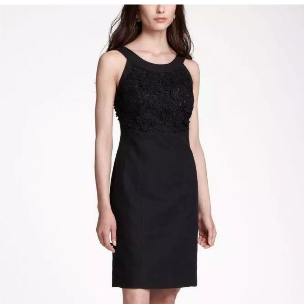 NWOT Postmark Sleeveless Sheath w/ Appliqué flower